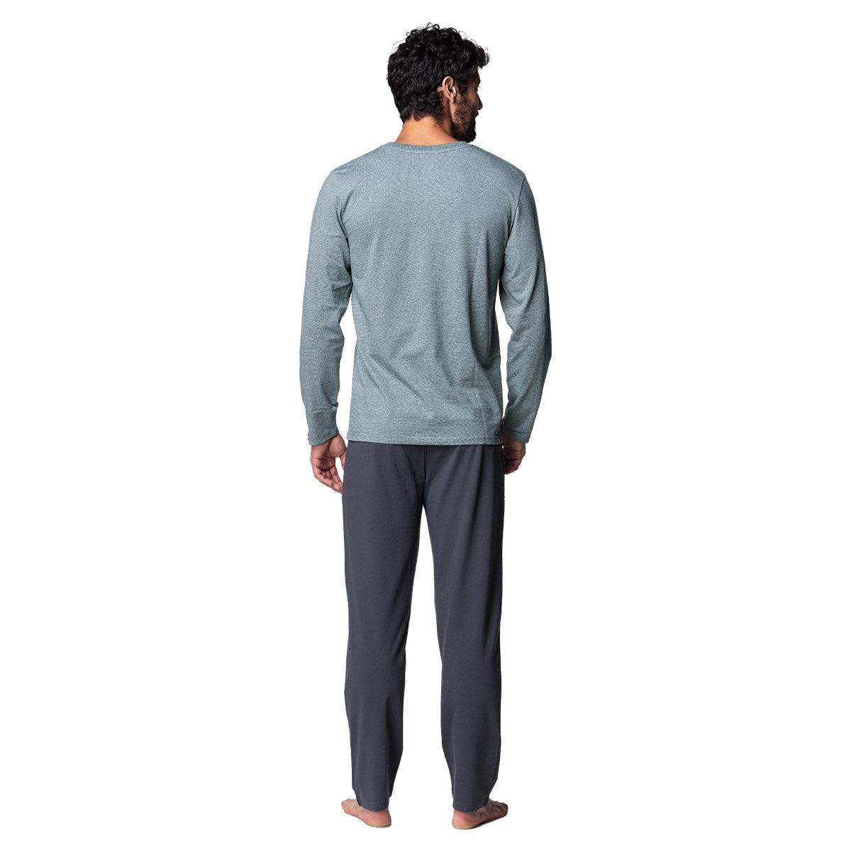 Pijama Hombre Invierno Algodón C2