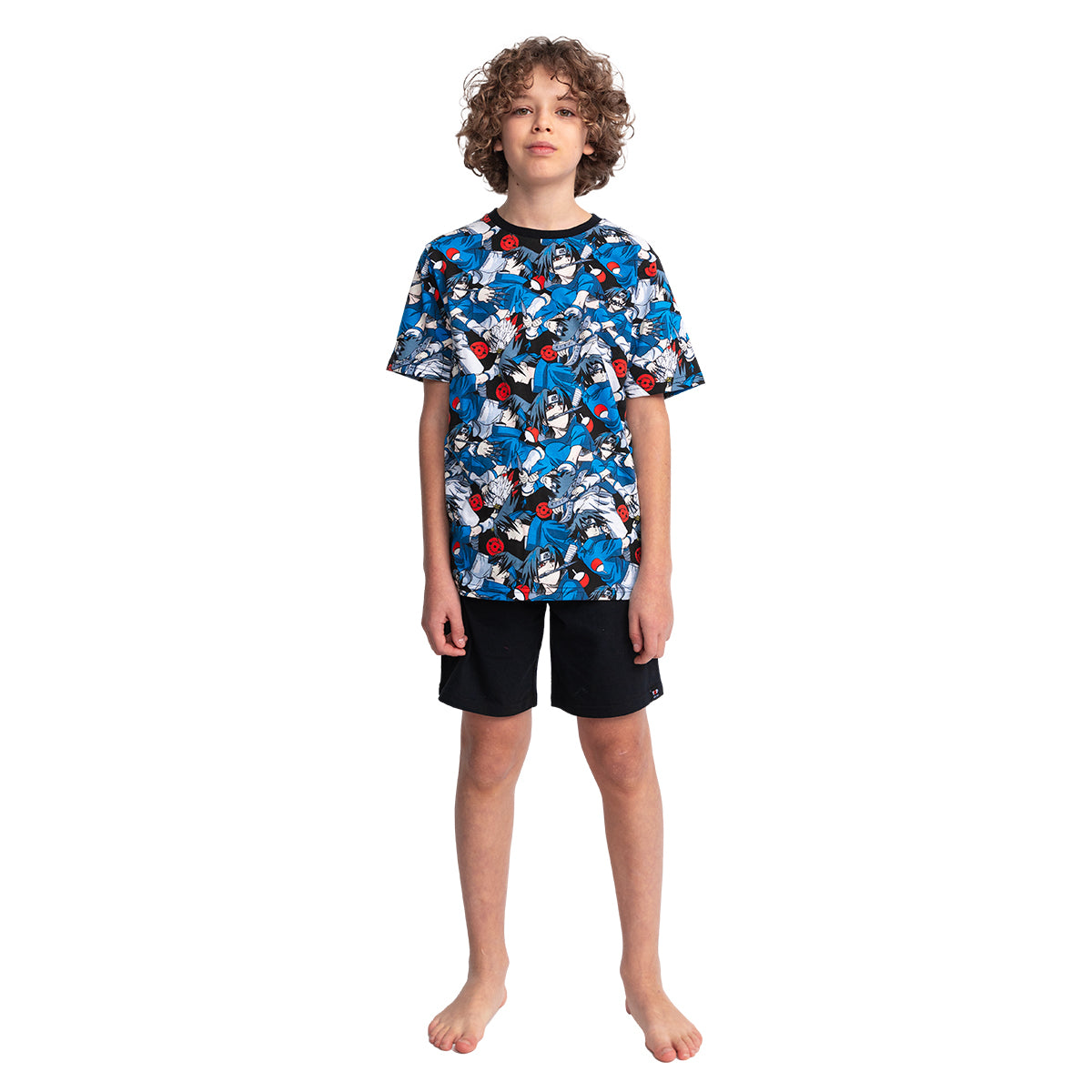 Pijama Algodón Niño Verano Sasuke C2