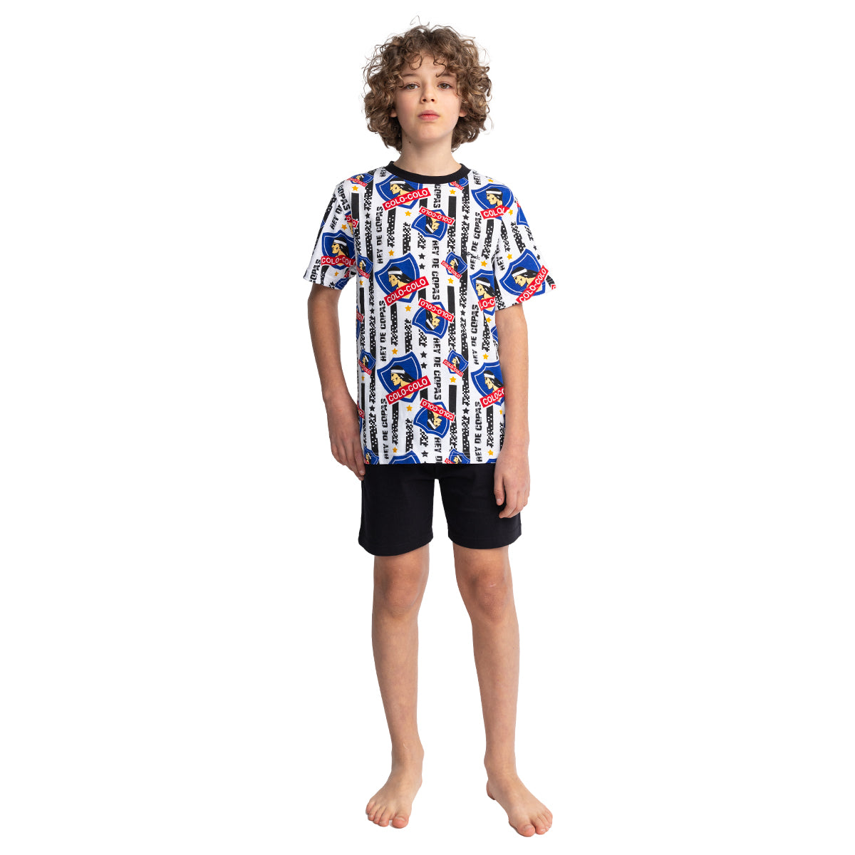 Pijama Niño Algodón Verano Colo-Colo C2