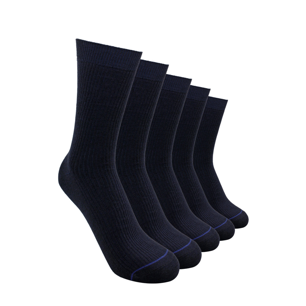 Calcetines Largos Algodón Niños Pack 5 Escolar C1