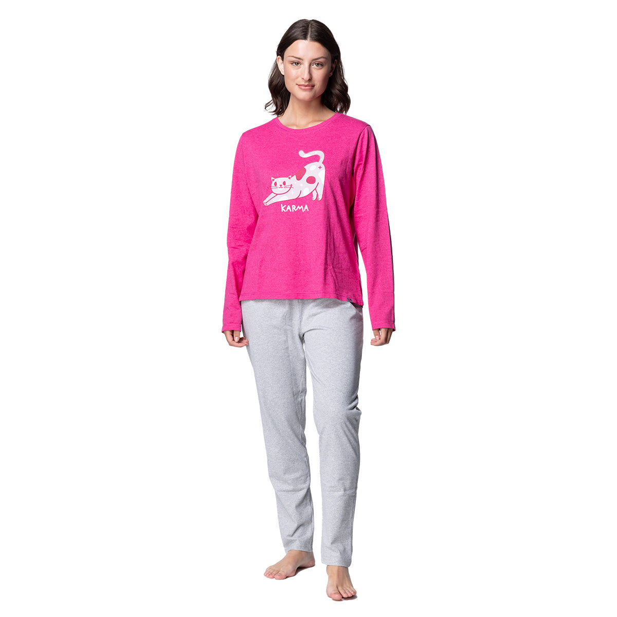 Pijama Algodón Mujer Invierno C1