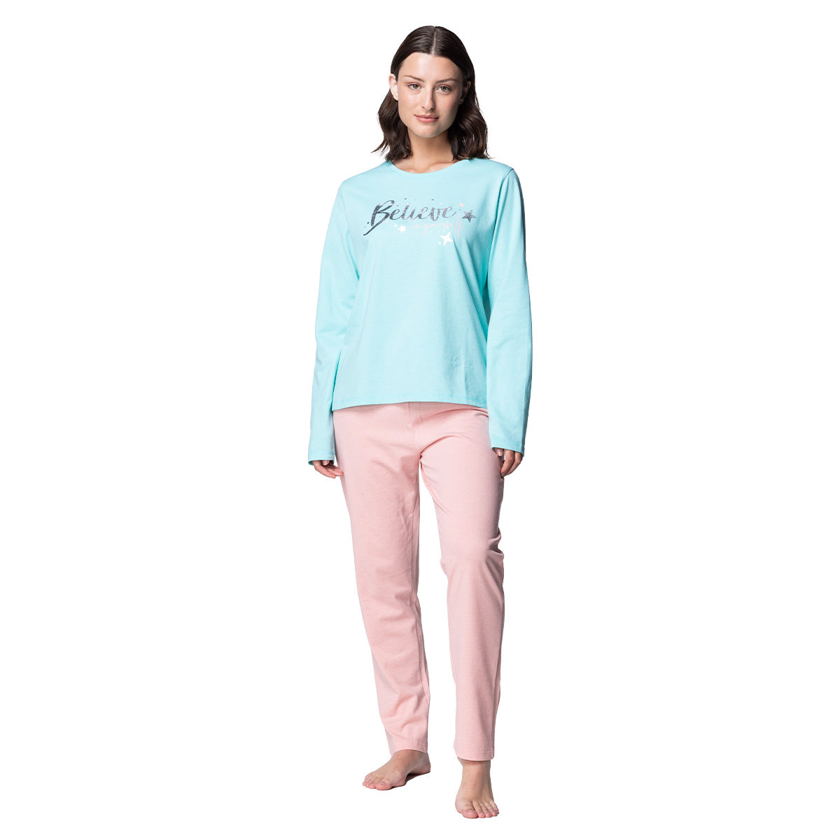 Pijama Algodón Mujer Invierno C3