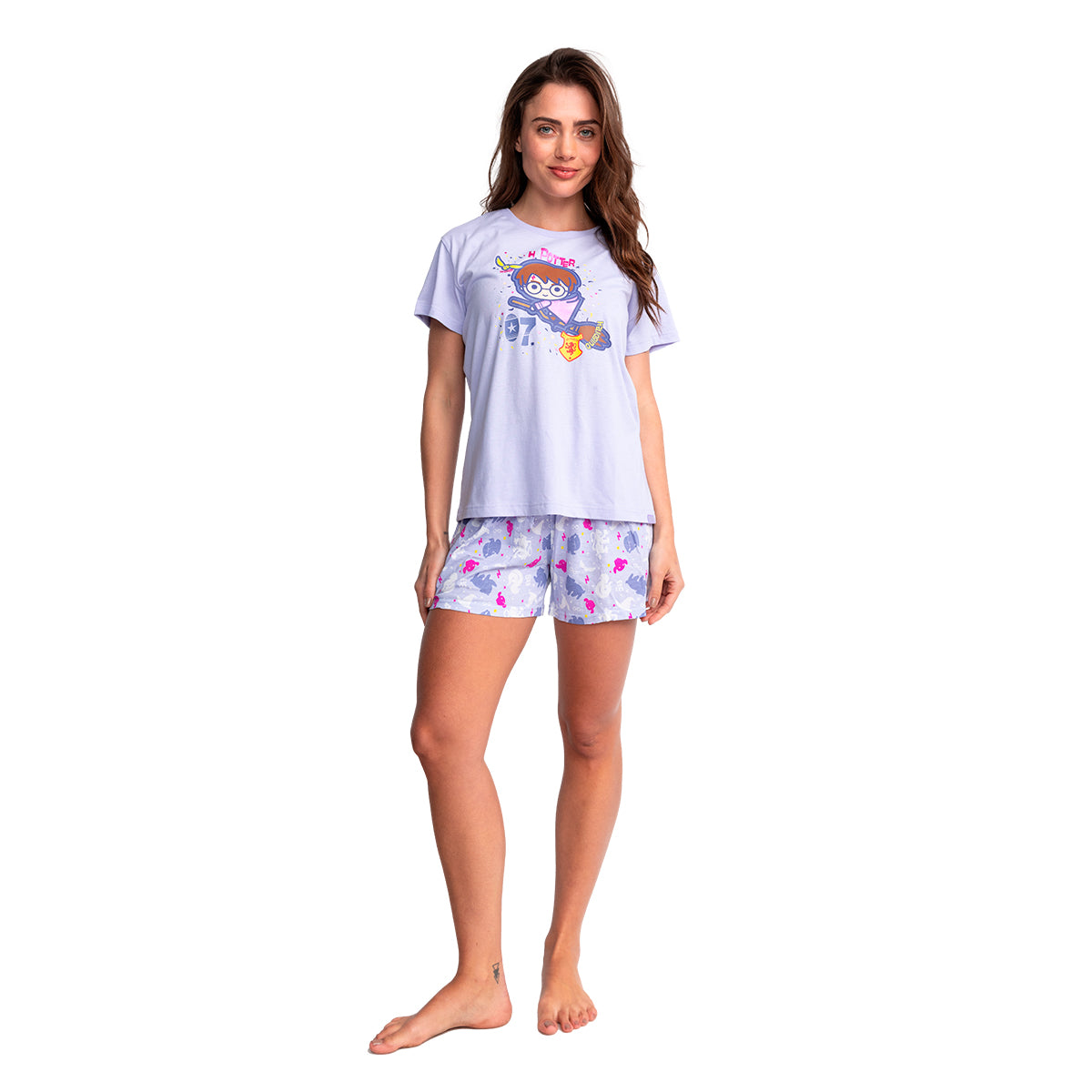 Pijama Mujer Verano Algodón Harry Potter C2