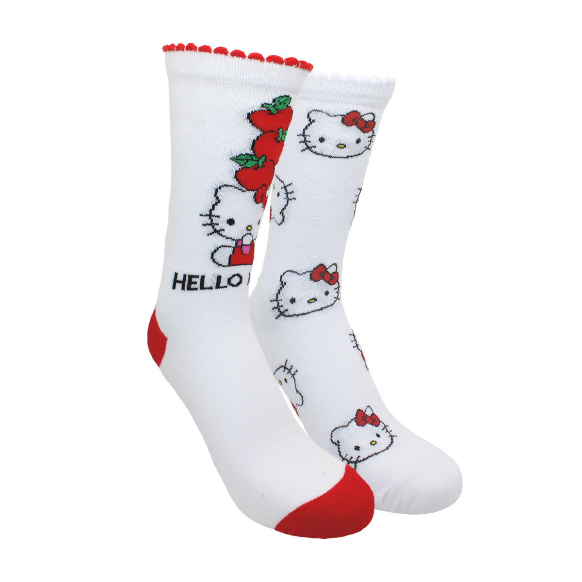 Calcetines Largos Mujer Algodón Pack 2 Hello Kitty C5