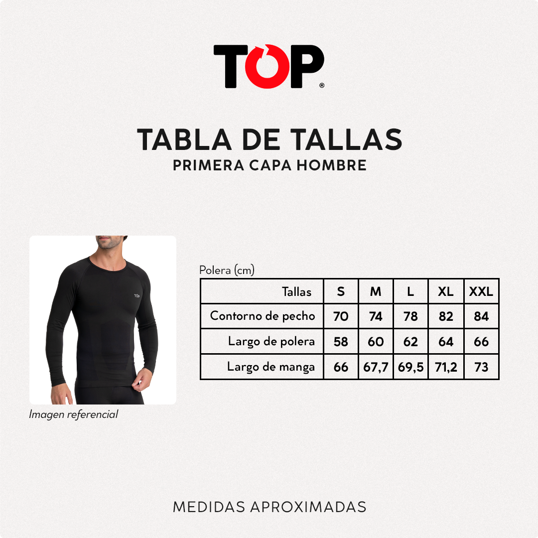 Camiseta Deportiva Primera Capa Microfibra - Top Underwear
