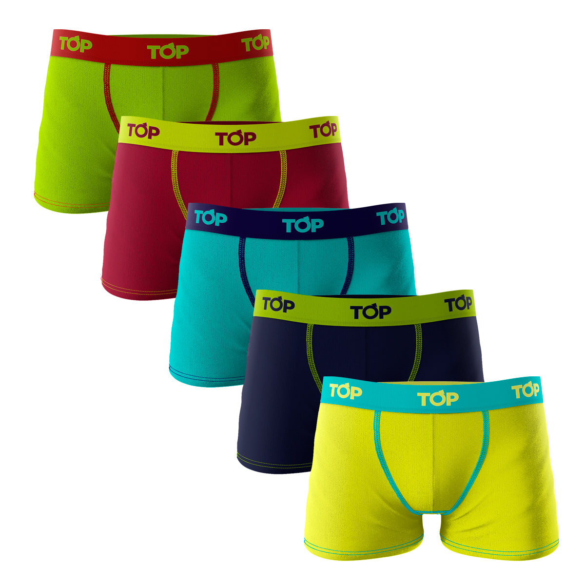 Boxer Ni o Algod n Color Pack 5 C1