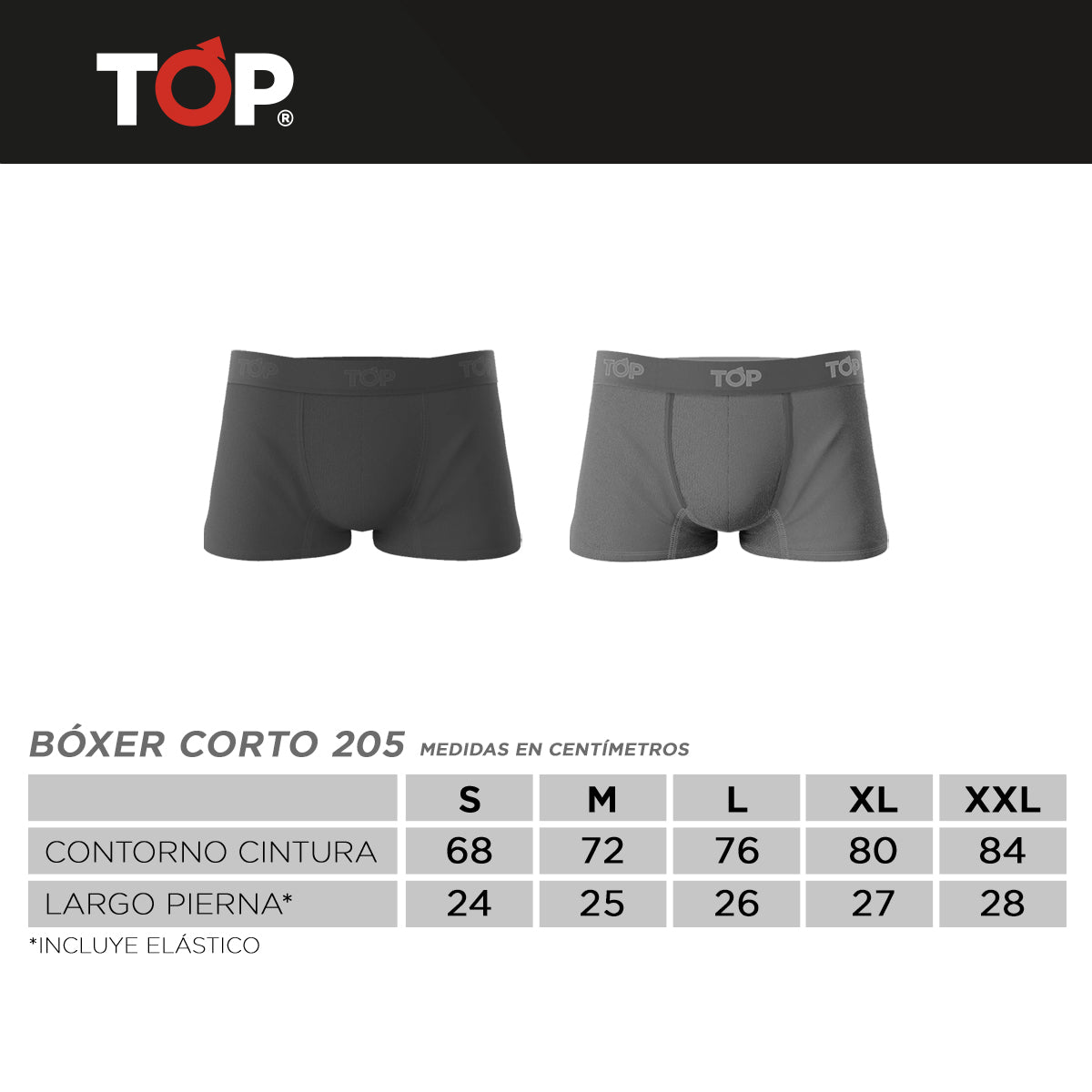 Talla de boxers hot sale