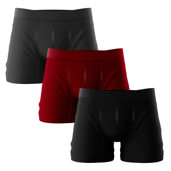 Bóxer Medio Microfibra SHAZAM Pack 3 C8 - Top Underwear