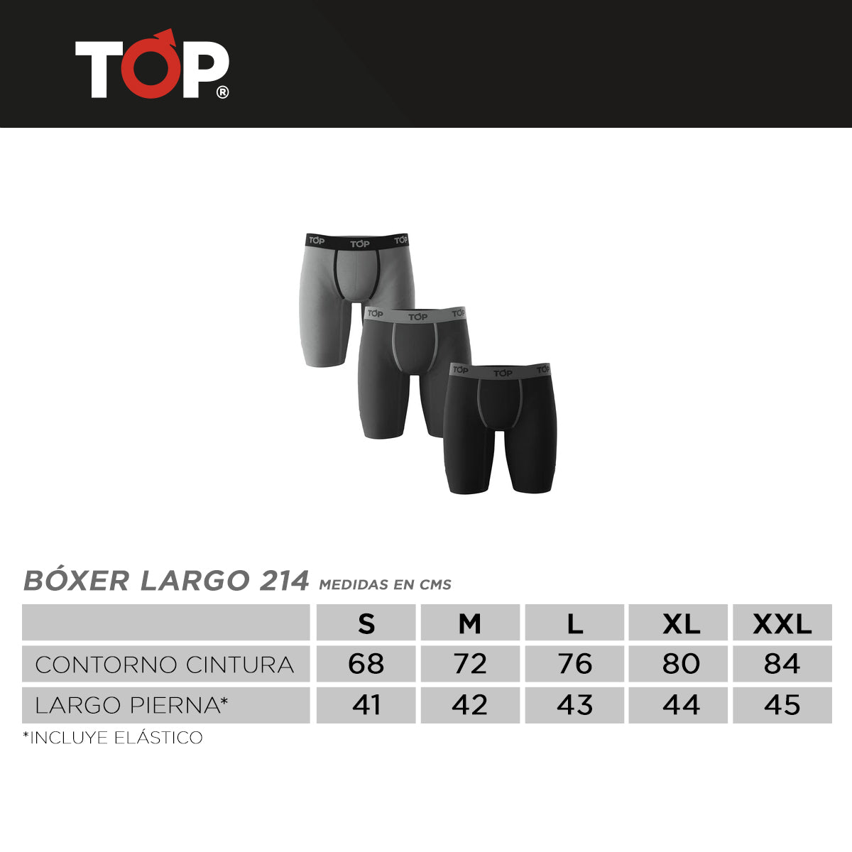 Boxer Largo Microfibra Pack 3 MC C1 Top Underwear