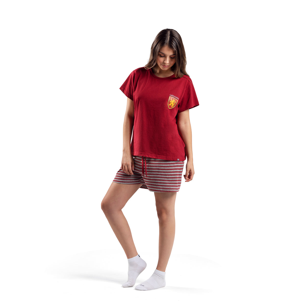 Pijama Algodón Mujer Verano Gryffindor C1