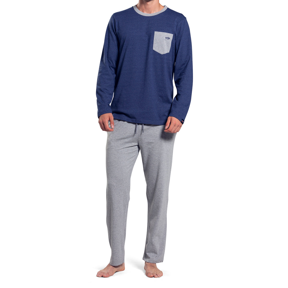 Lonsdale Pijama largo de algodón para hombre: a la venta a 21.24